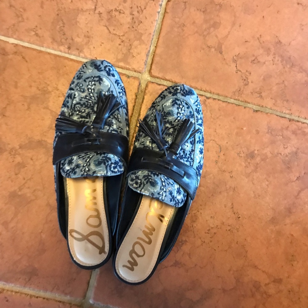Sam Edelman floral loafers